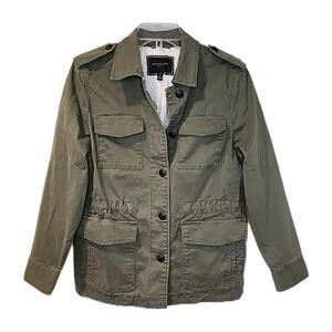 Banana Republic Womens Olive Green Military Style Jacket Size M Winter/outdoor